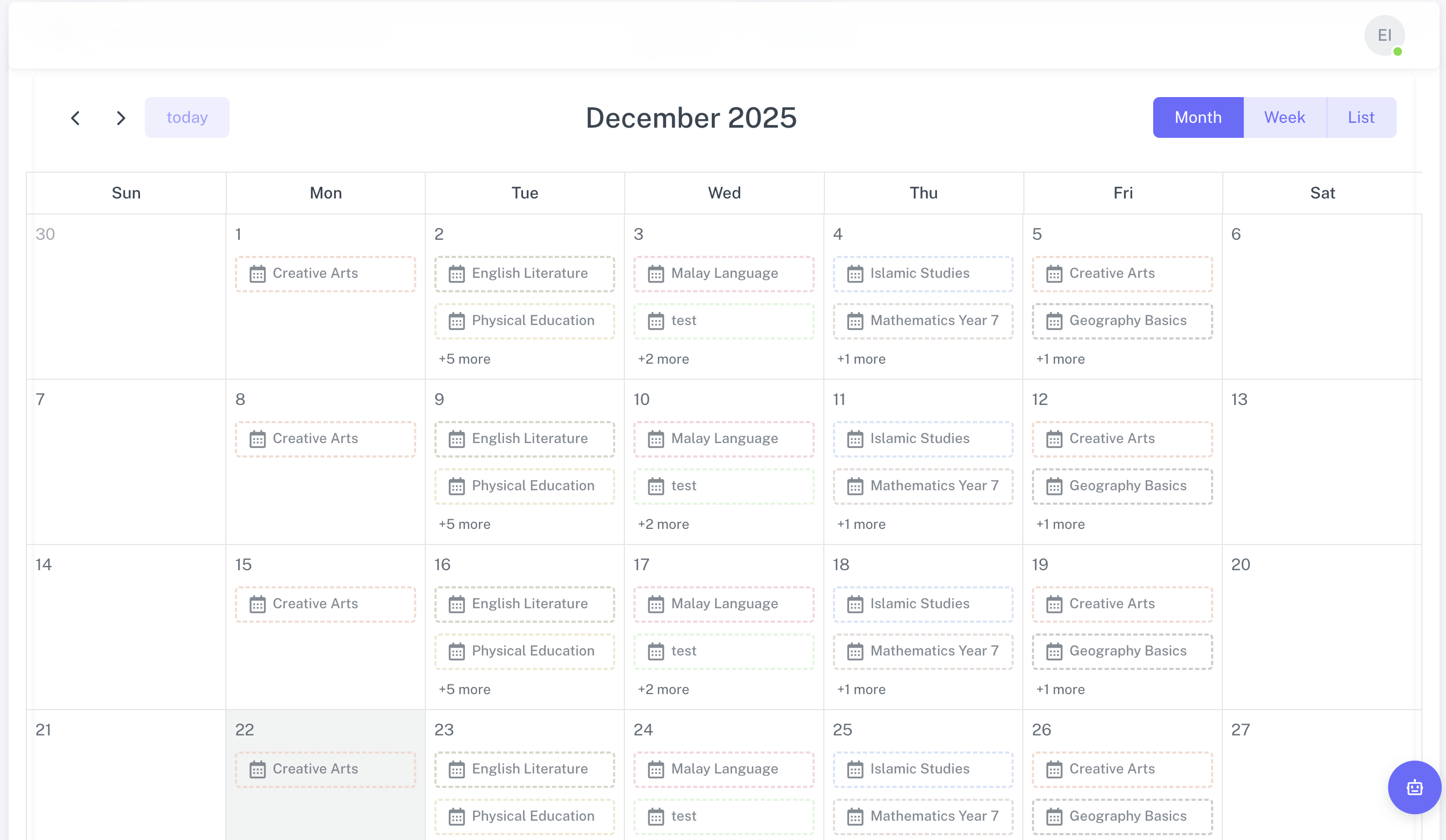 Attendance Tracking Preview